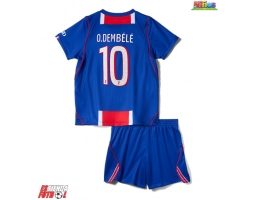 Paris Saint-Germain Ousmane Dembele #10 Primera Equipación Niños 2026-27 Manga Corta (+ Pantalones cortos)
